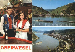 72244032 Oberwesel Rhein Rhein Panorama Oberwesel - Oberwesel