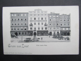 AK LINZ Franz Josef Platz Ca. 1900 //// D*58855 - Linz
