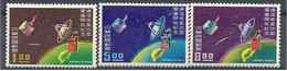 1969 FORMOSE- TAIWAN 682-84 ** Satellite, Terre - Nuovi