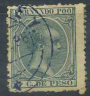 Elobey- Sello De Fernando Poo Matasellado En Elobey En 1898 - Elobey, Annobon & Corisco