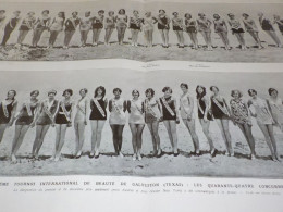 PHOTO 3 EME TOURNOIS DE BEAUTE DE GALVESTON TEXAS 1929 - Non Classificati