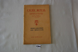 C201 Livret - Proclamation Résultats - Ecole Tournai Lycée Royal - 1963 64 - Diploma's En Schoolrapporten