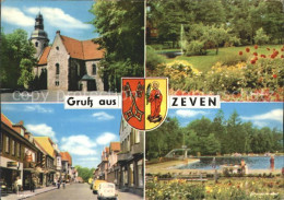 72243187 Zeven Kirche Langestrasse Schwimmbad  Zeven - Zeven