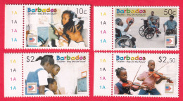 BARBADOS STAMPS, SET OF 4, CHILDREN, MNH - Barbades (1966-...)