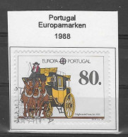 Portugal  1988  Mi.Nr. 1754 , EUROPA CEPT - Transport- Und Kommunikation - Gestempelt / Fine Used / (o - 1988