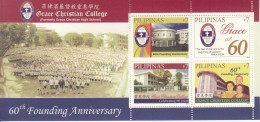2010 Philippines Grace Christian College Education Miniature Sheet Of 4 MNH - Filippine