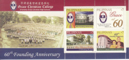 2010 Philippines Grace Christian College Education Miniature Sheet Of 4 MNH - Philippines