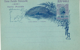 BRAZIL 1896 POSTCARD UNUSED - Postwaardestukken