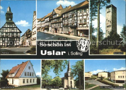 72241972 Uslar Solling Sollingturm Alb-Schweizer-Kinderdorf Lange Strasse St. Jo - Uslar