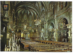 INTERIOR DE LA BASILICA / INSIDE OF THE BASILICA.- MONTSERRAT / BARCELONA.- ( CATALUNYA. ) - Heilige Stätte