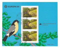 Portugal / Azoren  1986  Mi.Nr. Block 7 (376) , EUROPA CEPT Natur-und Umweltschutz - Gestempelt / Fine Used / (o) - 1986