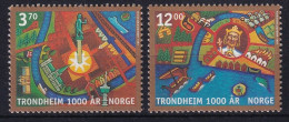 MiNr. 1257 - 1258 Norwegen       1997, 6. Juni. 1000 Jahre Trondheim - Postfrisch/**/MNH - Ongebruikt