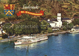 72241862 St Goarshausen Dampfer Hotel Adler  Ehrenthal - Loreley