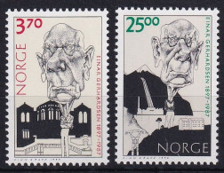 INr. 1259 - 1260 Norwegen       1997, 6. Juni. 100. Geburtstag Von Einar Gerhardsen - Postfrisch/**/MNH - Unused Stamps