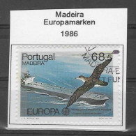 Portugal / Madeira  1986  Mi.Nr.106 , EUROPA CEPT Natur-und Umweltschutz - Gestempelt / Fine Used / (o) - 1986