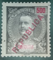 1917 - D.CARLOS I, COM SOBRECARGA  "REPUBLICA" LOCAL - CE101(27) - Zambezia