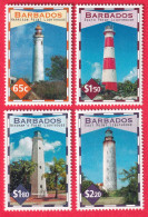 BARBADOS STAMPS, SET OF 4, LIGHT HOUSES, MNH - Barbados (1966-...)