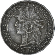 Monnaie, Guadeloupe, Franc, 1921, TTB, Cupro-nickel, KM:46 - Altri & Non Classificati