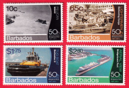 BARBADOS STAMPS 2011, SET OF 4, PORT, SHIP, MNH - Barbados (1966-...)