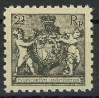 Liechtenstein 1921 Michel Nummer 46A Postfrisch - Neufs