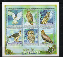 BIRDS - MALI -  1999 -BIRDS OF PREY  SHEETLET OF 6   MINT NEVER HINGED, - Tauben & Flughühner