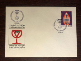 PORTUGAL FDC COVER 1982 YEAR  ALCOHOLISM HEALTH MEDICINE STAMPS - FDC