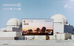 United Arab Emirates 2020, Barakah Nuclear Energy Plant, MNH S/S - United Arab Emirates (General)