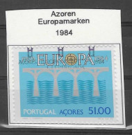 Portugal / Acores 1984  Mi.Nr. Block 5 (364) , Europa CEPT Brücken , Gestempelt / Fine Used / (o) - 1984