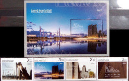 United Arab Emirates 2020, Wahat Al Karama, MNH S/S And Stamps Strip - Emirats Arabes Unis (Général)
