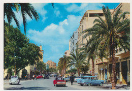 LIBYA BENGHAZI Istiklal St. Old Cars, VW ...   Old Postcard - Libye