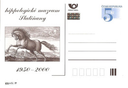 CDV B 266 (1-2) Czech Republic Slatinany Horse Museum 2000 NOTICE THE POOR SCAN, BUT THE CARD IS PERFECT! - Incisioni