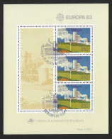Portugal / Azoren 1983 Mi.Nr. Bl 4(356) , EUROPA CEPT Große Werke Des Menschlichen Geistes -gestempelt / Fine Used / (o) - 1983