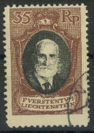 Liechtenstein 1921 Michel Nummer 56 Gestempelt - Gebruikt