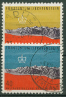 Liechtenstein 1958 Weltausstellung Brüssel Relief 369/70 Gestempelt - Oblitérés