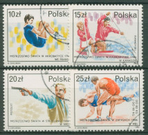 Polen 1987 Sport WM-Erfolge 3118/21 Gestempelt - Used Stamps