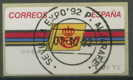 Spanien 1992 Automatenmarke Einzelwert ATM 4.3.1 Gestempelt - Usados