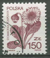 Polen 1989 Heilpflanzen Gänseblümchen 3235 Gestempelt - Usados