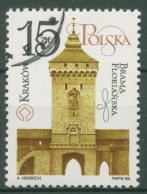 Polen 1988 Bauwerke Krakauer Baudenkmäler Florian-Tor 3140 Gestempelt - Used Stamps