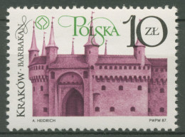 Polen 1987 Krakauer Baudenkmäler Barbakan 3103 Postfrisch - Ongebruikt