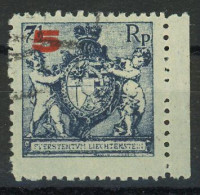 Liechtenstein 1924 Michel Nummer 61B Gestempelt - Gebraucht