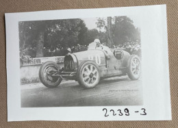 1930 - CHIRON Louis - GP LYON, Bugatti 14 X 10 Cm. (REPRO PHOTO!  Zie Beschrijving, Voir Description, See Description) ! - Deportes