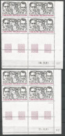 FRANCE ANNEE 1981 LOT DE 2 BLOCS DE 4EX COINS DATES PA N°55 NEUFS** MNH TB COTE 50,00 € - Airmail