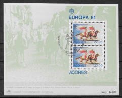 Portugal / Azoren 1981  Mi.Nr. Block 2 (342) , EUROPA CEPT / Folklore - Gestempelt / Fine Used / (o) - 1981