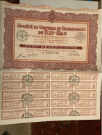 Bananeraies Du Kin-San - Guinée - 1944 - Action Avec 30 Coupons - Bananes - Landwirtschaft