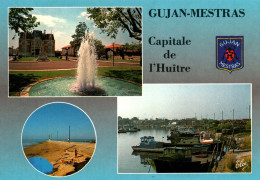 Gujan-Mestras - Capitale De L'huitre Avec Blason Coccinelle - Gujan-Mestras