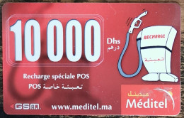 Carte De Recharge - Recharge Spéciale 10000 DH - Maroc  - Télécarte ~16 - Marocco