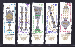 ISRAEL N°  314 à 318 ** MNH Neufs Sans Charnière, TB (D7311) Nouvel An, Sujets Divers - 1966 - Unused Stamps (with Tabs)