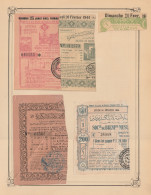 Egypt - 1943-4 - RARE - Lot, Vintage Various Lotteries - Sticked From Upper Side - Ongebruikt