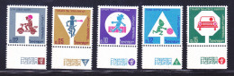 ISRAEL N°  308 à 312 ** MNH Neufs Sans Charnière, TB (D7313) Prévention Routière - 1966 - Unused Stamps (with Tabs)
