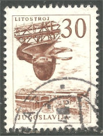 XW01-3166 Yougoslavie Litostroy Usine Turbine Factory - Used Stamps
